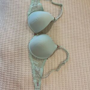 Betsey Johnson Mint Lace Bra